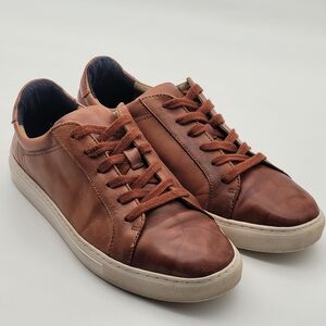 Banana Republic Nicklas Men's Size 10 Cognac Brown Leather Ortholite, Used
